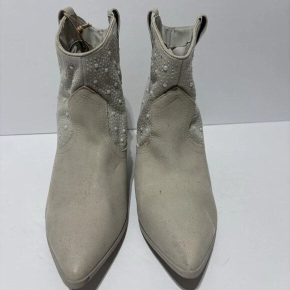 Mia Women’s Lauanne, Grey Mid Calf Boots, Size 9 M - Picture 3 of 6